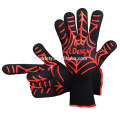 932 F/500C Heat Resistant Premium Insulated and Silicone Lined Aramid Fiber Oven Glove